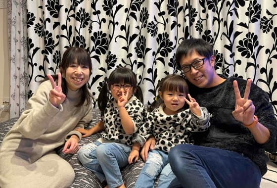 野坂 智子さん 家族写真